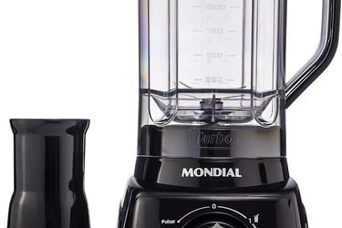 Liquidificador Turbo Full, Mondial, Preto, 900W, 110V - L-900 FB