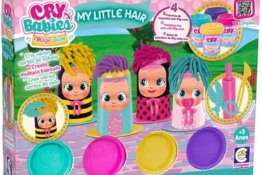 Cotiplás, Kit de Massinha My Little Hair Cry Babies Magic Tears