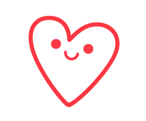 ícono corazón rojo Talenty