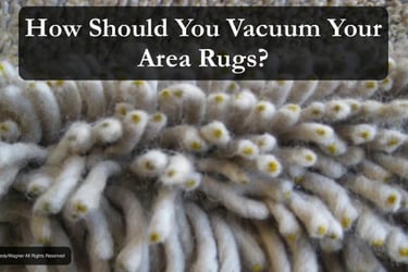 How to vacuum an area rug