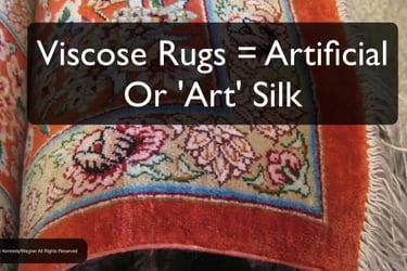 Viscose rugs
