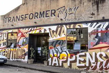 Transformer restaurant in Fitzroy, Melbourne