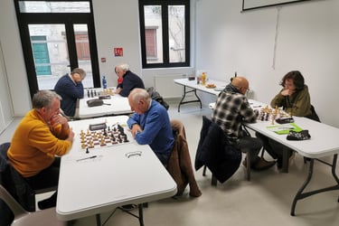Rencontre échiquéenne avec Najac le 17 novembre 2024