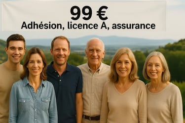 Licence A + de 20 ans