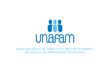 Logo de l'Unafam avec un lien vers leur site web