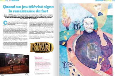 article illustré de télérama sur jacques antoine et fort boyard