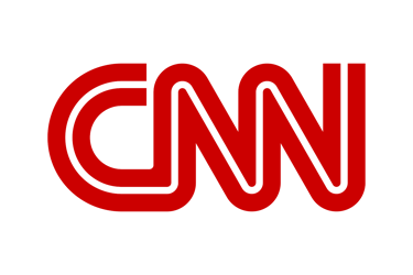 a cnn news anchor logo with the cnn logo