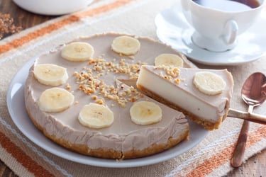 a cake with a slice of cake on a plate