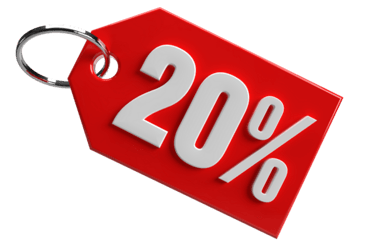 20% de descuento