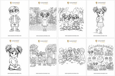 Descargables gratuitos para colorear y trabajar emociones con niños