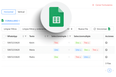 formularios en whatsapp