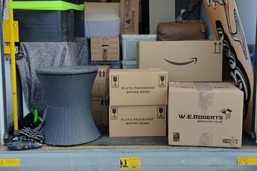 contents of Luton van