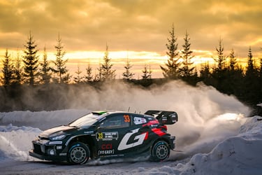 Elfynas Evansas Toyota Švedijos ralis WRC