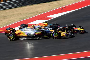 Lando Norrisas Maxas Verstappenas Formulė-1