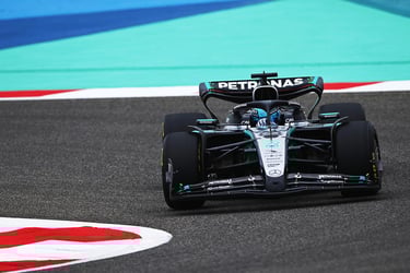 George'as Russellas Mercedes Formulė-1