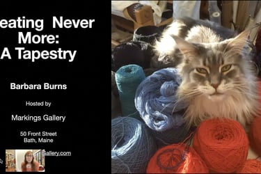 link to a video of Barbara Burns tapestry cutting off event