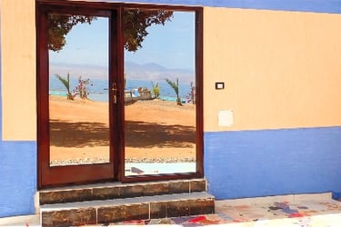 Studio spacieux avec salle de bain privée et vue sur mer au Bedouin Star Ras Shitan