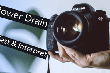 Canon EOS 6D tested for battery drain pre-repair