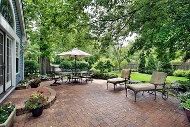 Stunning paver patio installation by West Linn Concrete, creating a relaxing outdoor living space.