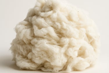 Raw cotton turkey from my cotton turkey