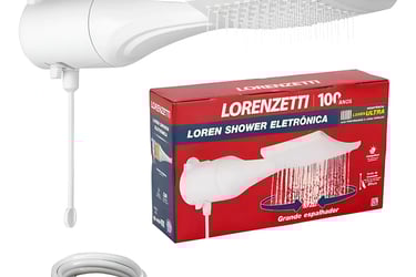 Chuveiro Lorenzetti Loren Shower Ultra Eletrônico Branco 7500W