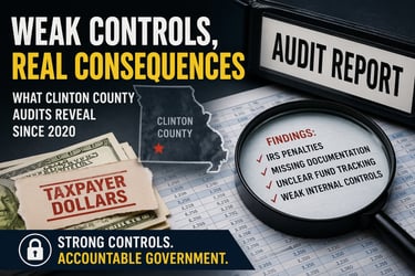 weak controls in clinton county can  lead to consequences