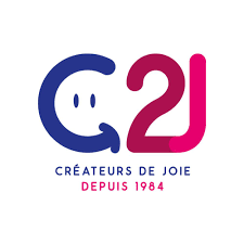 Logo C2J, fabricant français de structures gonflables