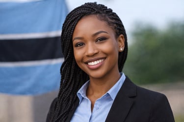 China sourcing - Itumelang's happy selfie