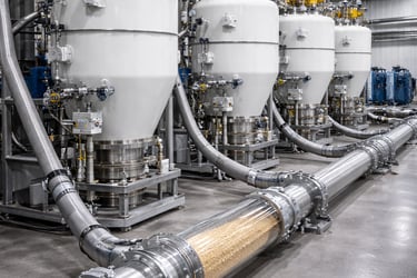 Dense Phase Pneumatic Conveying