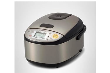 This rice cooker is a kitchen must-have! Perfect for cooking rice or keeping meals warm.