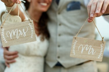 Letreros para boda y decoración de eventos