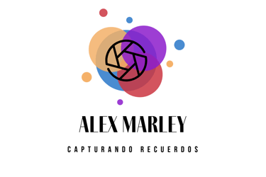 logo del fotografo alex marley y su empresa de fotografia en granada