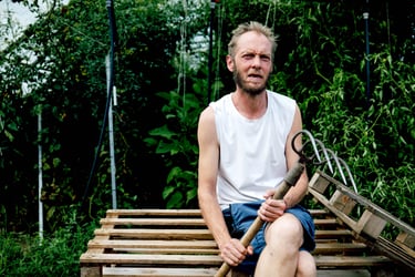 Jonathan, encadrant à l'Ecole de la Terre