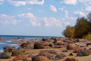 Plage & rochers Estonie