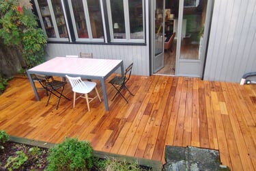 terrasse en acacia Nantes centre