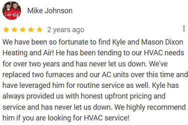 So fortunate we found Mason Dixon Services.  Testimonial 3 for Mason Dixon Services