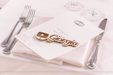 segnaposto personalizzato