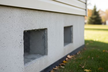 vent hole crawlspace covers rodent control