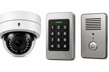 Business security cameras access control and intercom systems