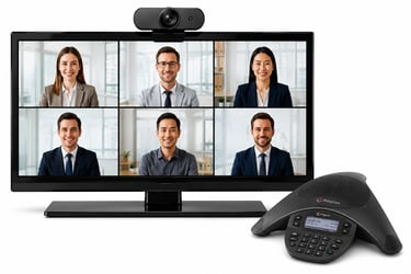 Business video conferencing and collaboration solutions
