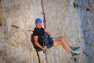 escalade Claude Grunewald rappel