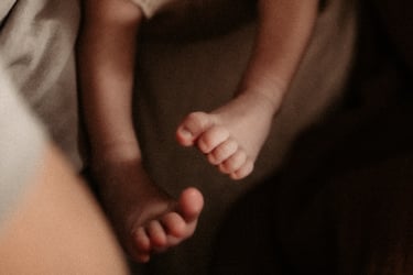 Newborn toes detail photo, Grand Rapids MN photographer