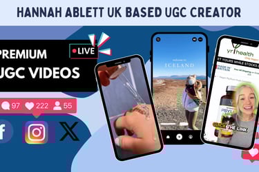 Hannah Ablett UGC Videos Creator UK