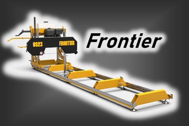 courroie roulement scierie mobile frontier woodlandmills norwood logosol cms smg