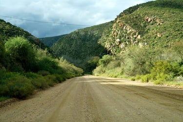 Nameless road to Swartberg Pass