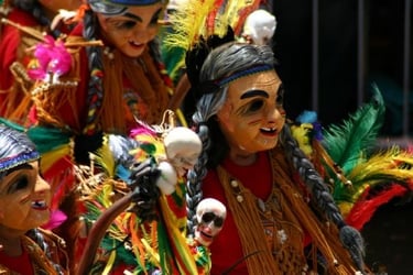 La Diablada carnaval in Oruro Bolivia