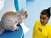 Steve Vedmore, the animal trainer in the film Charlie and the Chocolate factory.