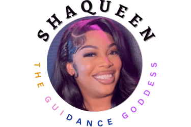 a woman with a black hair and a purple background with the words, shaq