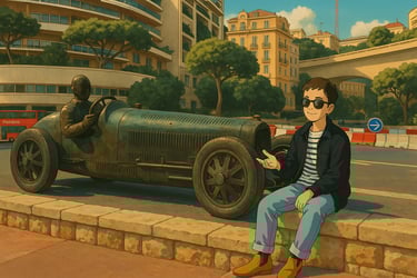 Sagar in Monaco F1 race track