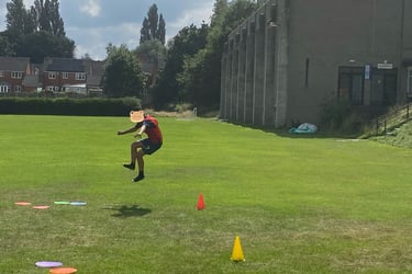 Sandwell Free Kids HAF Camp long jump